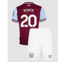 West Ham United Jarrod Bowen #20 Koszulka Podstawowa dzieci 2024-25 Krótki Rękaw (+ krótkie spodenki)